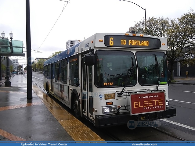 TriMet 2833 on Route 6
Route 6 Martin Luther King JR Boulevard
New Flyer D40LF
Grand and Taylor, Portland, OR
Keywords: TriMet;New Flyer D40LF