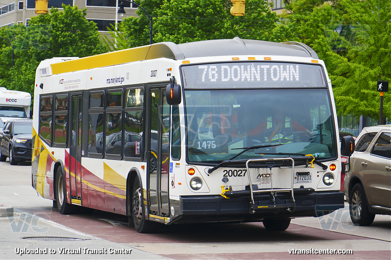 MTA Maryland BaltimoreLink 20027 on LocalLink 76

