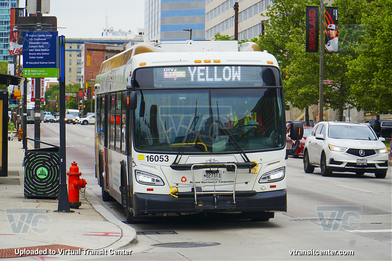 MTA Maryland BaltimoreLink 16053 on CityLink Yellow
