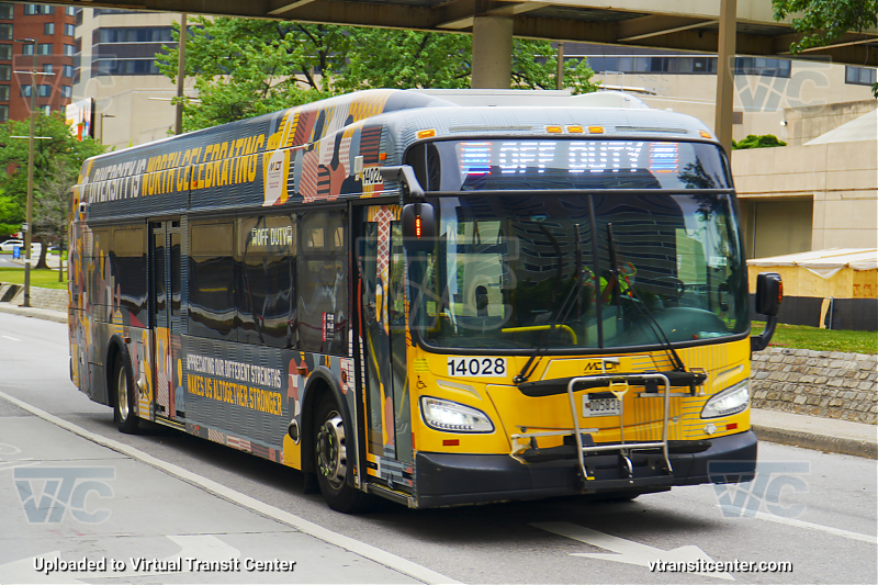 MTA Maryland BaltimoreLink 14028
OFF DUTY
