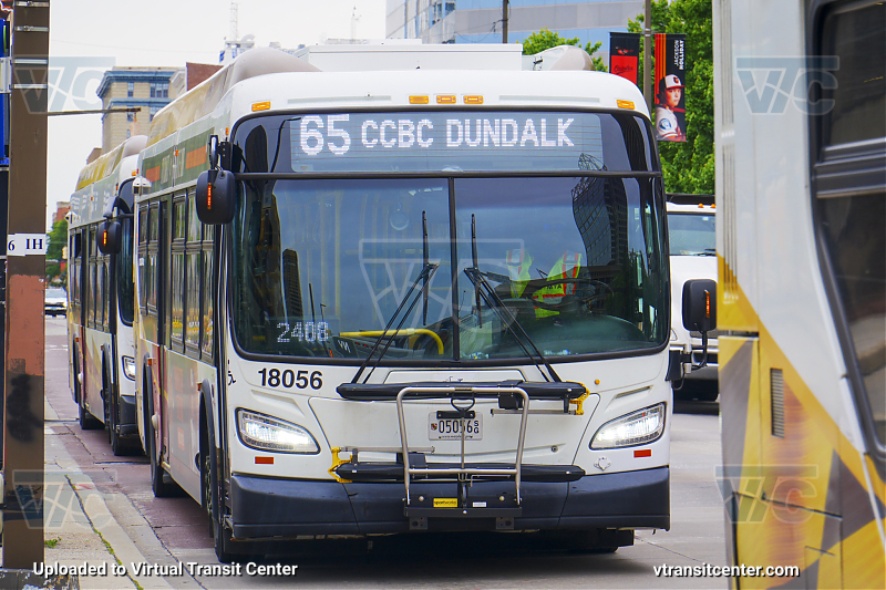 MTA Maryland BaltimoreLink 18056 on LocalLink 65
LocalLink 65 to CCBC Dundalk
New Flyer Xcelsior Diesel
