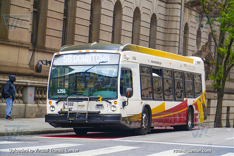 MTA Maryland BaltimoreLink 24032 on LocalLink 56
Route 56 to Downtown
NovaBus LFS
