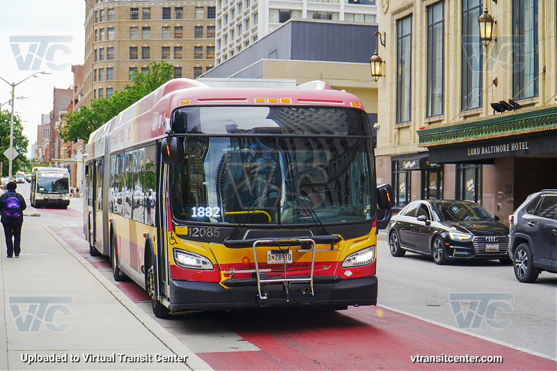MTA Maryland BaltimoreLink 12085 on CityLink Orange
CityLink Orange to Essex
New Flyer Xcelsior Hybrid Articulated
