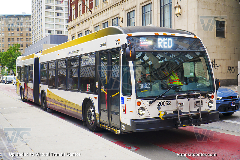 MTA Maryland BaltimoreLink 20062 on CityLink Red
CityLink Red to Towson
NovaBus LFS Artic
