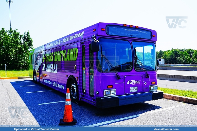 Ex-MTA Maryland 04114 as EZ Pass Bus
Front and Door side
New Flyer D40LF
