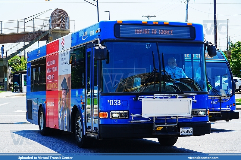 Harford LINK 8033
Route 1 (Green)
Gillig Low Floor '29
