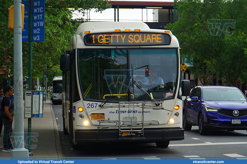 Westchester Bee-Line 267 on Route 1
Route 1 to Getty Square
NABI 40LFW
June 22nd, 2023
Keywords: 40LFW