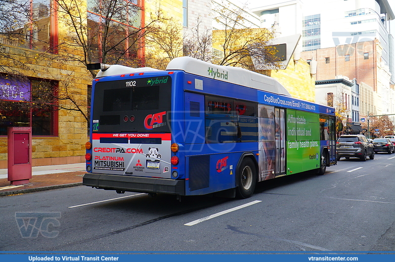 CAT Harrisburg 1102
Gillig Low Floor Hybrid
Market Square Transfer Center, Harrisburg, PA
December 8th, 2021
Keywords: CATH;GilligLF