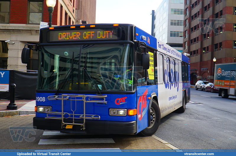 CAT Harrisburg 1908
Not In Service
Gillig Low Floor
Market Square Transfer Center, Harrisburg, PA
December 8th, 2021
Keywords: CATH;GilligLF