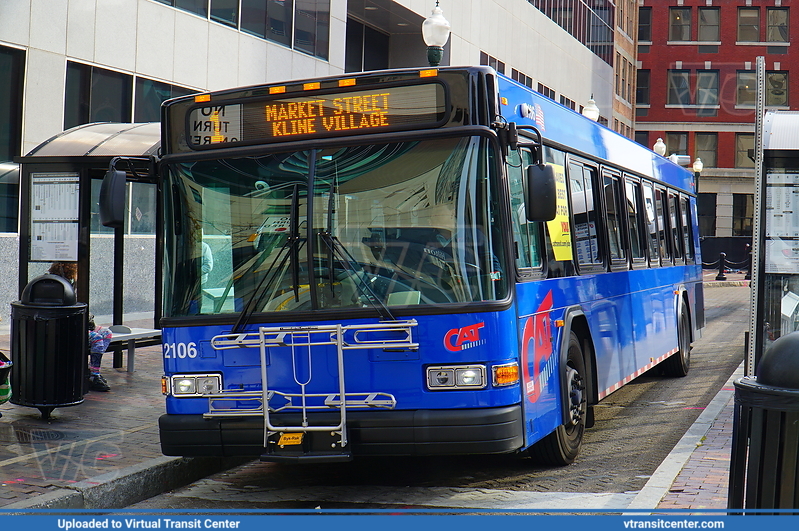 CAT Harrisburg 2106 on Route 1
Route 1 Market Street
Gillig Low Floor
Market Square Transfer Center, Harrisburg, PA
December 8th, 2021
Keywords: CATH;GilligLF