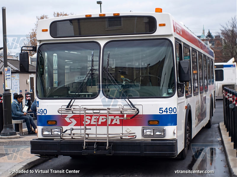 SEPTA 5490
Taken in 2009
Keywords: SEPTA Bus;New Flyer D40LF;Enhanced with AI