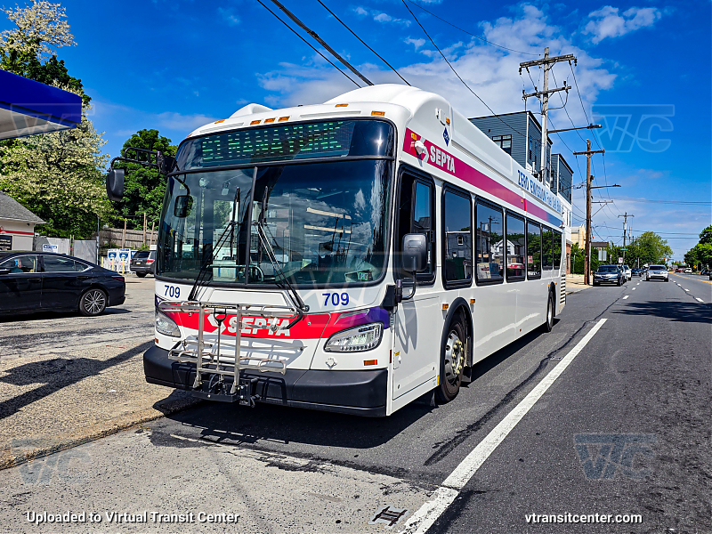SEPTA XHE40 709
Not In Service (Signed up as Route 61)
New Flyer XHE40
Keywords: SEPTA Bus;Hydrogen Fuel Cell;New Flyer XHE40;Zero Emissions Bus