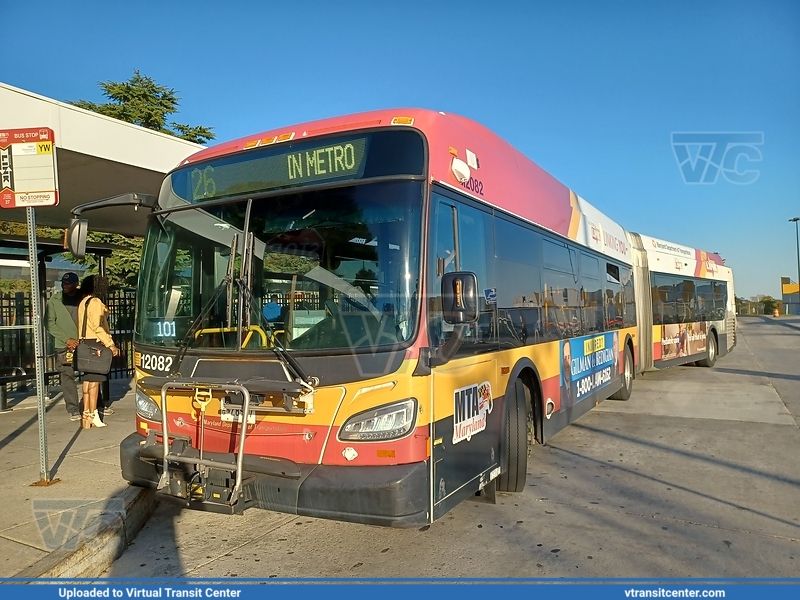 MTA Maryland BaltimoreLink 12082 on Route 26
Route 26 to Mondawmin Metro
New Flyer XDE60
October 10th, 2022
