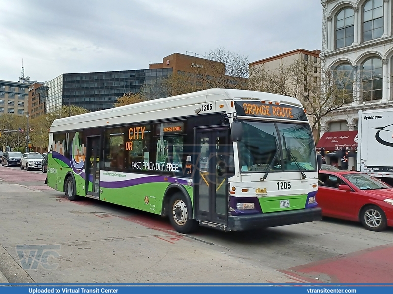 Charm City Circulator
Orange Route
Orion VII 3G BRT Hybrid
