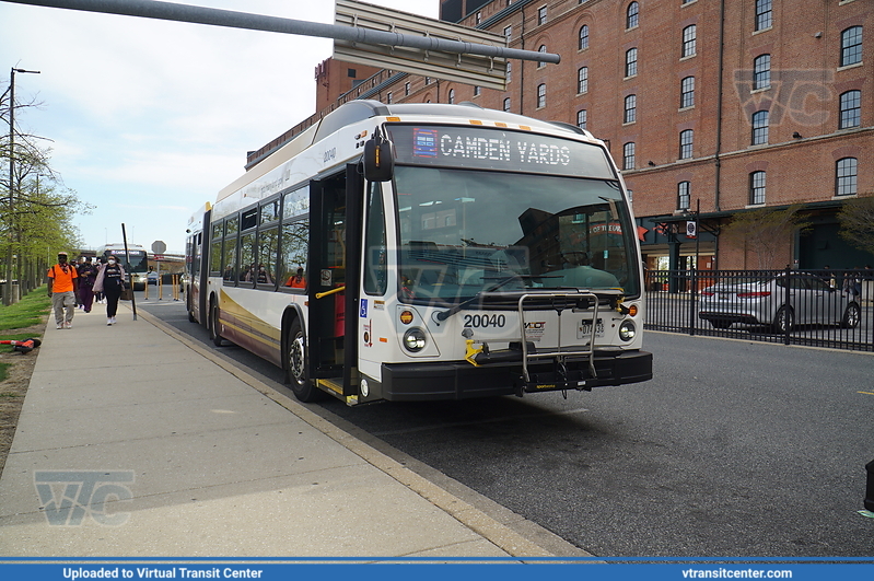 MTA Maryland Baltimore Link 20040
Lightrail Link Shuttle to Camden Yards
