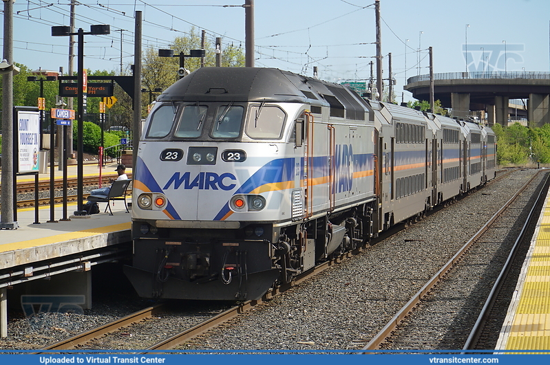 MARC 23 on Camden Line
MARC Camden Line
MPI MP36PH-3C
