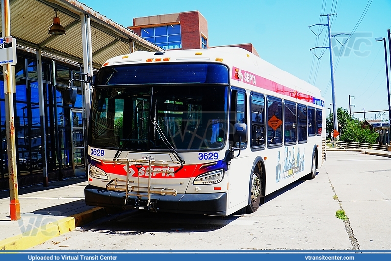 SEPTA 3629
Blank Sign
New Flyer XDE40
