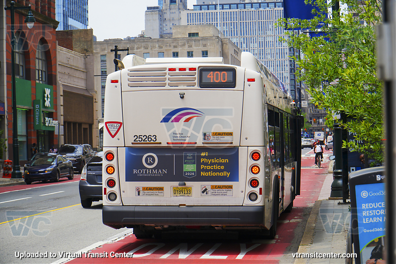 NJ Transit 25263 on Route 400
Route 400 (Rear View)
New Flyer XD40
Keywords: NJTBus;NJ Transit;New Flyer XD40