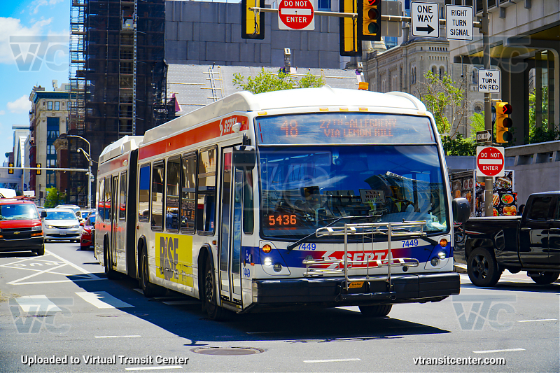 SEPTA 7449 on Route 48
Route 48 to 27th-Allegheny via Lemon Hill
Keywords: SEPTA Bus;NovaBus LFSA