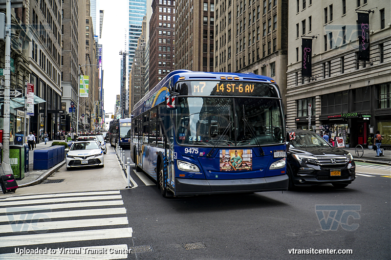 MTA New York City 9475 on Route M7
Route M7 to 14 St-6 Av
Keywords: MTA NYCT;New Flyer XDE40;Hybrid Bus