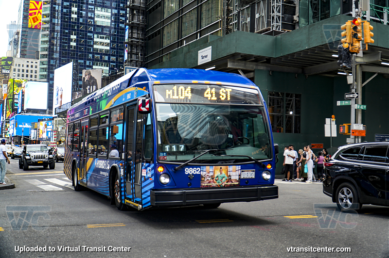 MTA New York City 9862 on Route M104
Route M104 to 41 St
Keywords: MTA NYCT;NovaBus LFS;Hybrid Bus