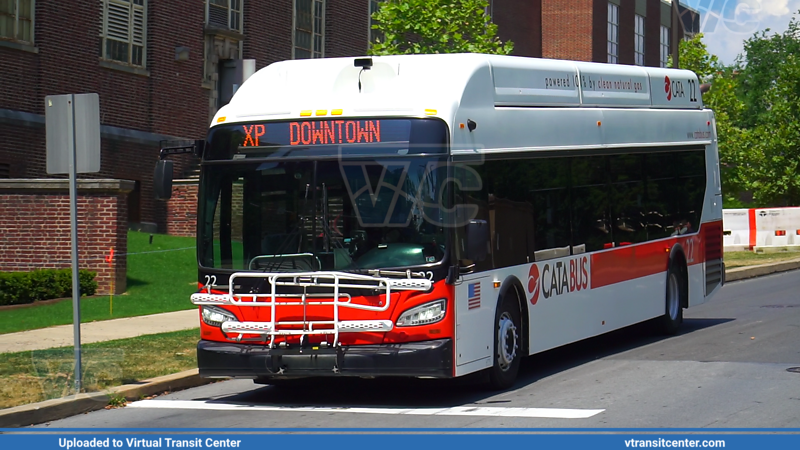 CATA 22 on Route XP
Route XP Downtown
New Flyer XN40
July 11th, 2022
Keywords: CentreLine;XN40