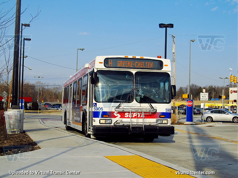 SEPTA 5908 on Route H
Route H to Greene-Chelten
Keywords: SEPTA Bus;New Flyer D40LF