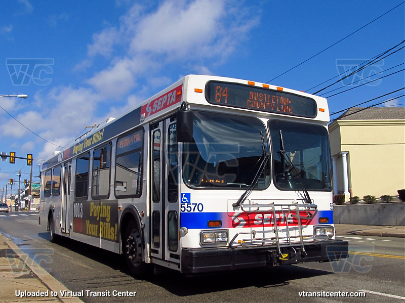 SEPTA 5570 on Route 84
Route 84 to Buselton-County Line
Keywords: SEPTA Bus;New Flyer D40LF