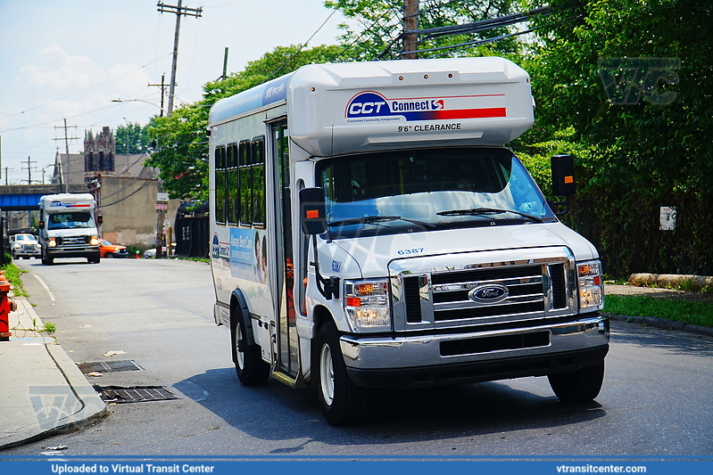 SEPTA CCT Connect 6387
SEPTA Customized Community Transit
Ford E350 Cutaway
Keywords: SEPTA CCT Connect;Ford Cutaway
