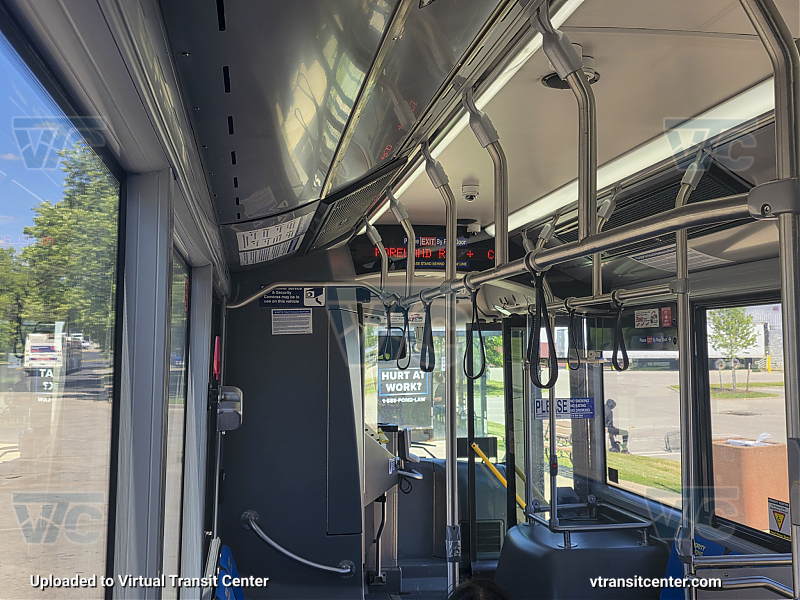 Interior of SEPTA 4600 Facing Forward
While on Route 95

