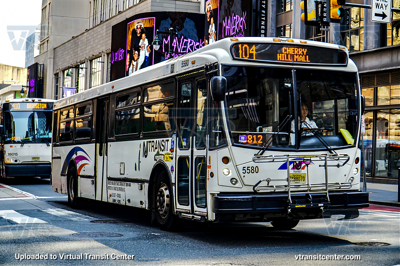 NJ Transit 5580 on route 404
Route 404 to Cherry Hill Mall
Keywords: NJT Bus;NABI 416;NJ Transit;NJT;NABI;416;Route 404