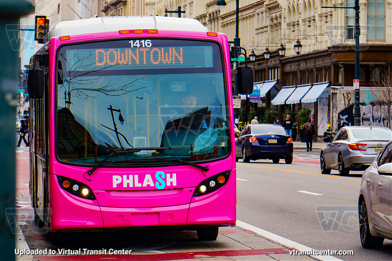 Krapf's Transit 1416 on PHLASH
PHLASH Downtown Loop
New Flyer MD30
Keywords: PHLASH;MD30