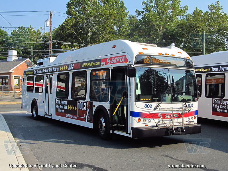 SEPTA 802 on Route 66
Route 66 to Frankford Transportation Center
Keywords: SEPTA Bus;New Flyer E40LFR