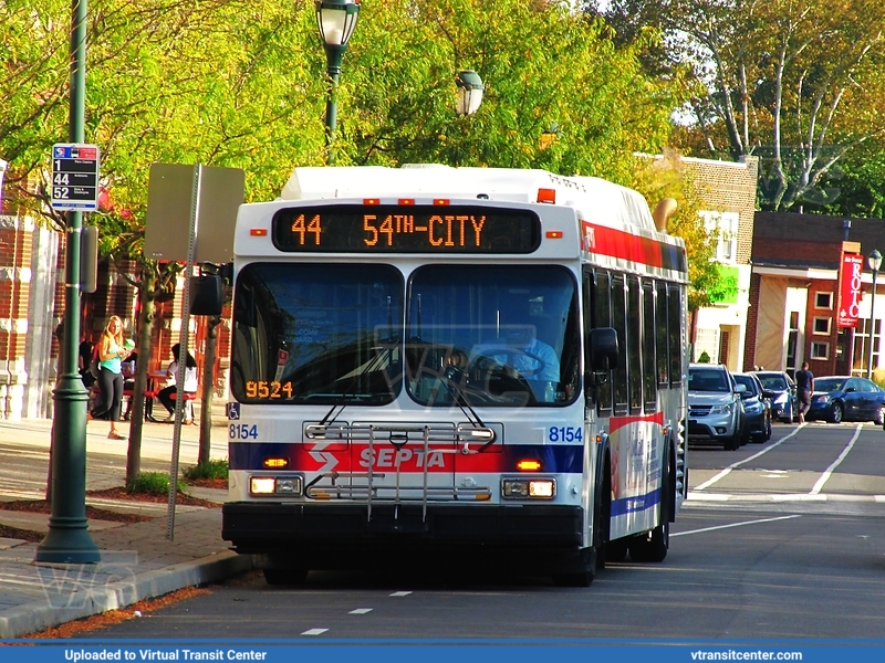 SEPTA 8154 on Route 44
Route 44 to 54th-City
New Flyer DE40LF
September 27th 2017
