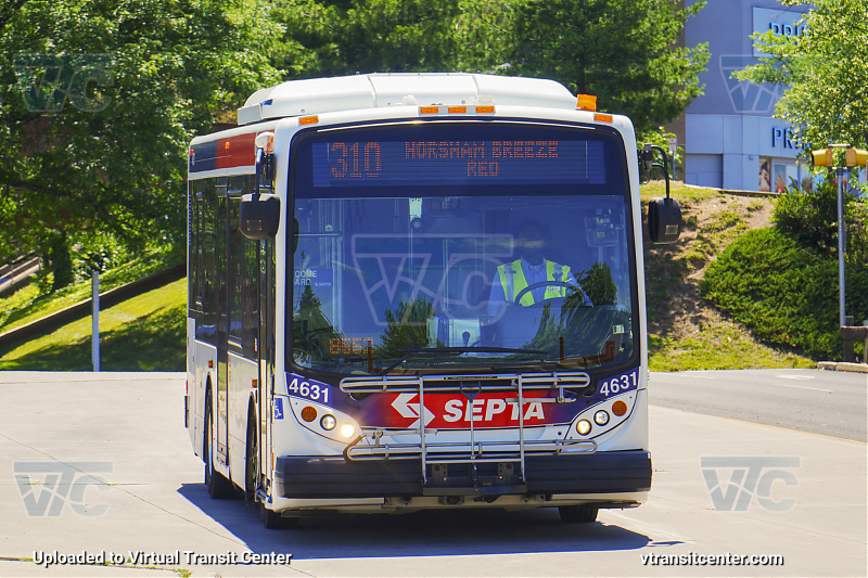 SEPTA 4631 on Route 310
Route 310 Horsham Breeze Red
Keywords: SEPTA Bus;New Flyer MiDi