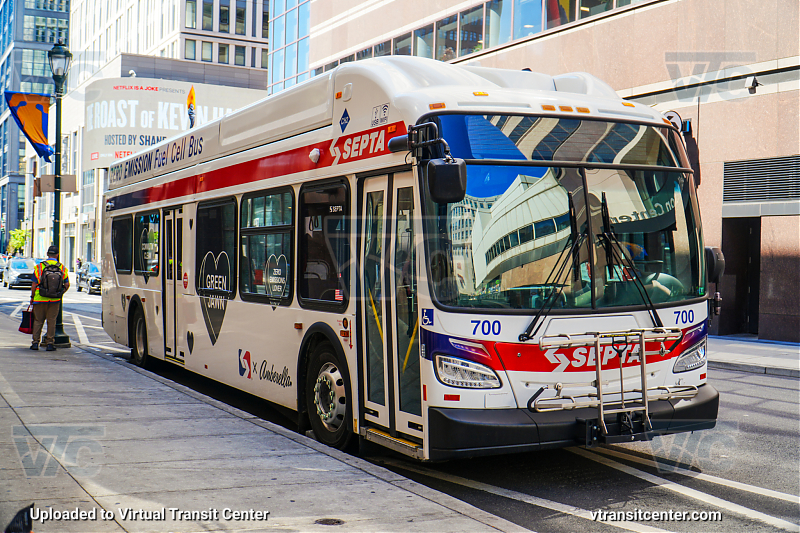 SEPTA XHE40 700
Blank Sign
New Flyer XHE40
Keywords: SEPTA Bus;Hydrogen Fuel Cell;New Flyer XHE40;Zero Emissions Bus