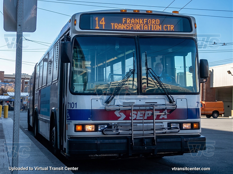 SEPTA 7101 on Route 14
Route 14 to Frankford Transportation Center
Keywords: SEPTA Bus;Neoplan AN460;Enhanced with AI