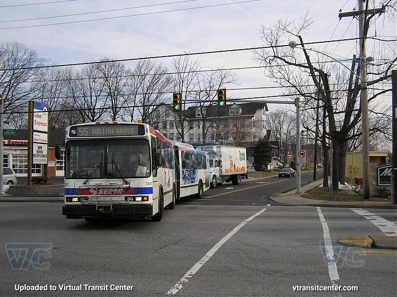 SEPTA 7207 on Route 55
Route 55 to Willow Grove
