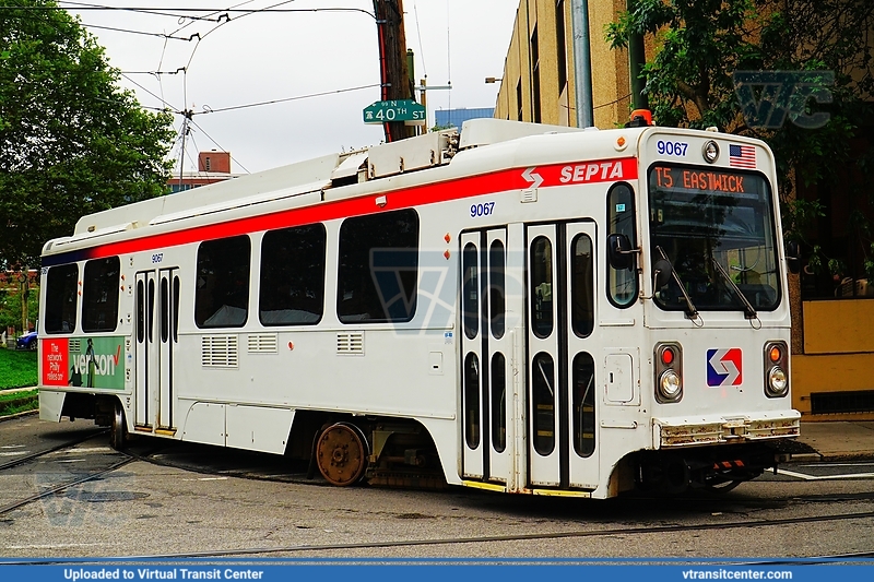 SEPTA Trolley K-car 9067 on Route T5
Route T5 to Eastwick
Kawasaki LRV
Keywords: SEPTATrolley;Kawasaki