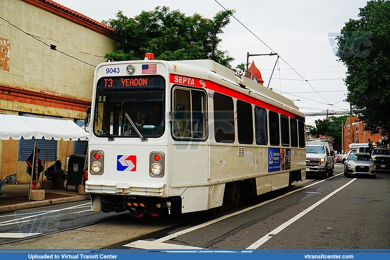 SEPTA Trolley K-car 9043 on Route T3
Route T3 to Yeadon
Kawasaki LRV
Keywords: SEPTATrolley;Kawasaki