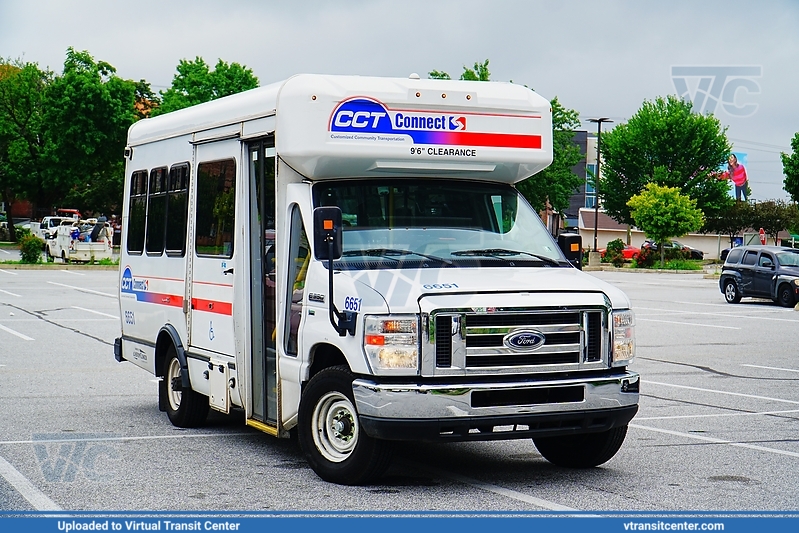 SEPTA CCT Connect 6651
SEPTA Customized Community Transit
Ford E350 Cutaway
Keywords: SEPTA CCT Connect;Ford Cutaway