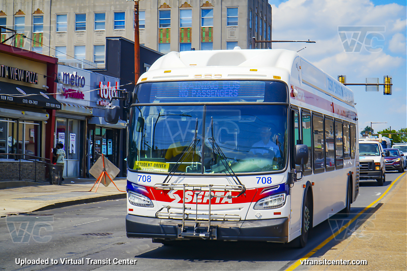 SEPTA XHE40 709
Training Bus, No Passengers
Keywords: SEPTA Bus;Hydrogen Fuel Cell;New Flyer XHE40;Zero Emissions Bus