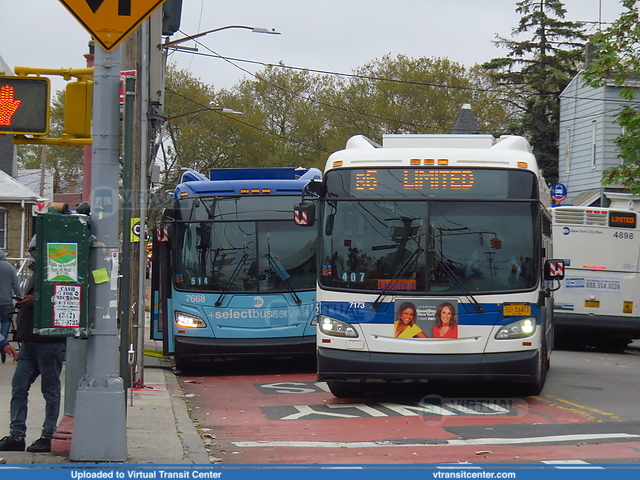 MTA New York City 7173 and 7668
B6 Limited and B82 Select Bus Service
New Flyer XD40
Canarsie-Rockaway Parkway, Brooklyn, New York City, NY

Keywords: NYCT;New Flyer XD40;Select Bus Service