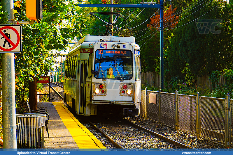 SEPTA Trolley Suburban K-Car 111 on Route D1
SEPTA Metro D1 Line to Woodland Avenue
Kawasaki DE LRV
Keywords: SEPTA Trolley;SEPTA Metro;Kawasaki LRV