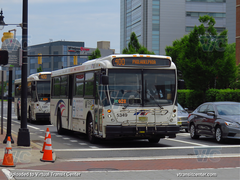 NJ Transit 5349 on Route 400
Route 400 to Philadelphia
