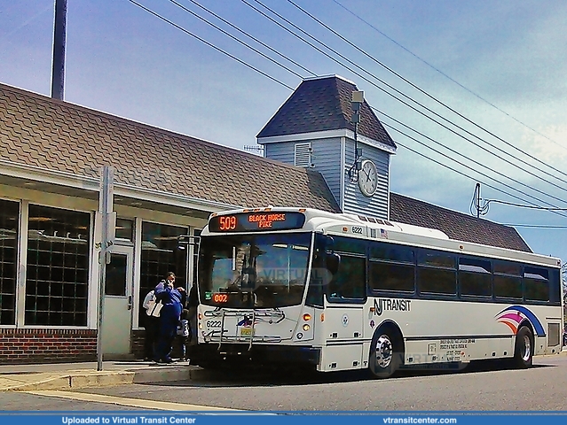NJ Transit 6222 on route 509
509 to Atlantic City via Black Horse Pike
North American Bus Industries (NABI) 416.15
West Jersey Avenue at Main Street (Bus Terminal), Pleasantville, NJ
May 7th, 2014
