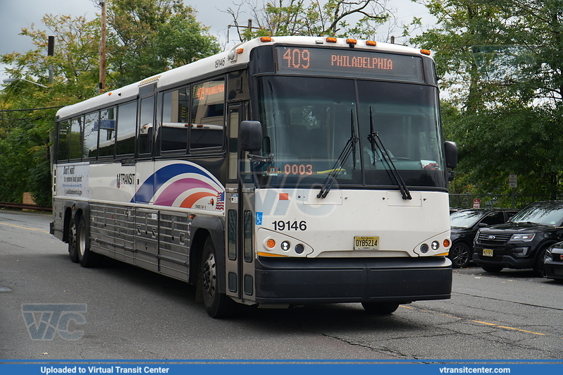 NJ Transit 19146 on Route 409
Route 409 to Philadelphia
MCI D4500CT
Trenton Transit Center, Trenton, NJ
August 31st 2024
Keywords: NJTBus
