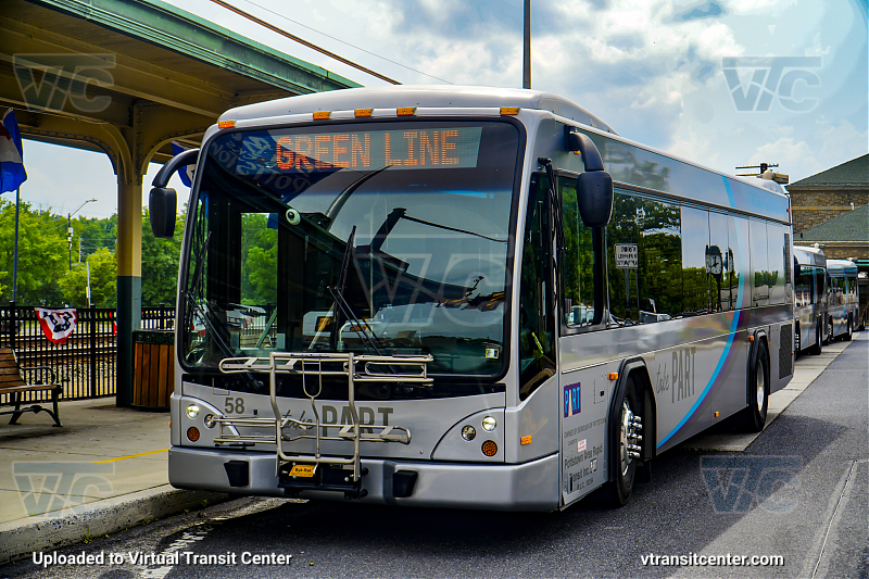 PART 2021 Gillig BRT 58 on Route 2
Route 2 - Green Line
Keywords: Take PART;GilligBRT