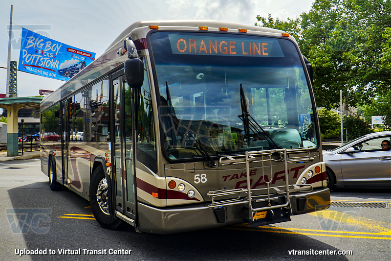 PART 2010 Gillig BRT 58 on Route 6
Route 6 - Orange Line
Keywords: Take PART;GilligBRT