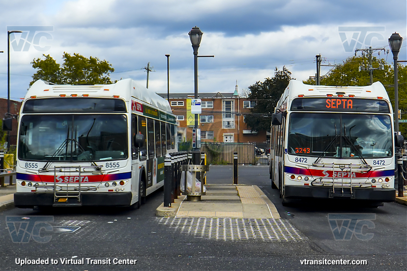 SEPTA 8472 and 8555
Both on Route 56
Keywords: SEPTA Bus;New Flyer DE40LFR
